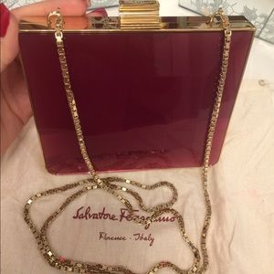Brand new Salvatore Ferragamo clutch